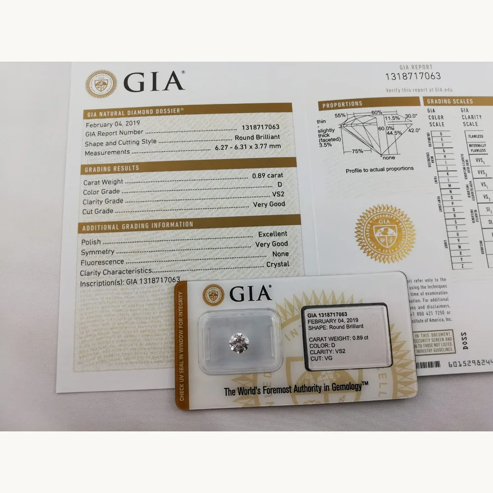 Certificat GIA et diamant pour verifier la qualite de la pierre in Basel